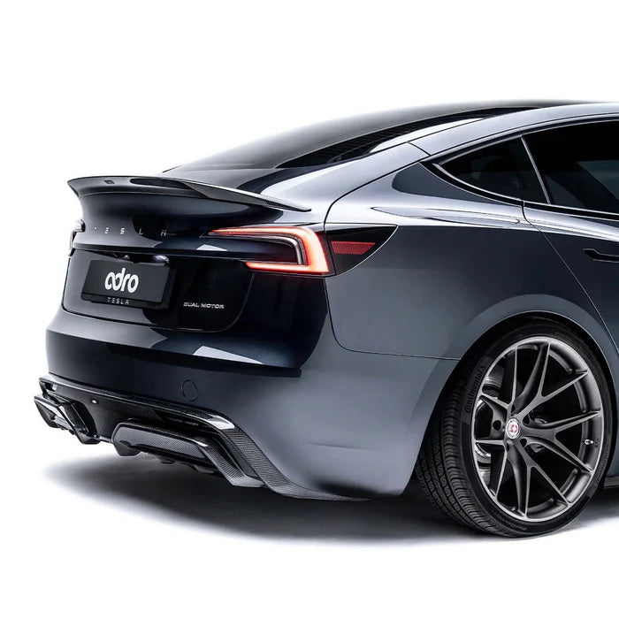 Tesla Model 3 Highland Carbon Fiber Rear Diffuser by Adro