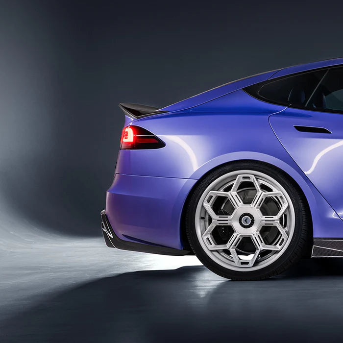 Tesla Model S Plaid VRS Aero Rear Diffuser Carbon Fiber by Vorsteiner