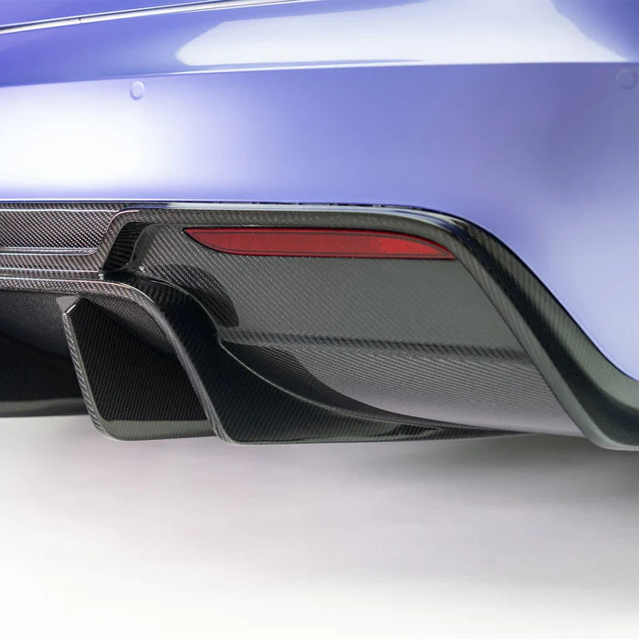 Tesla Model S Plaid VRS Aero Rear Diffuser Carbon Fiber by Vorsteiner
